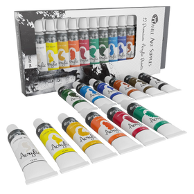 Castle art supplies acrylic paint set pack of 12 colors