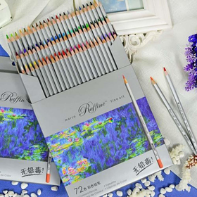 Marco 72 colors art drawing oil base non toxic pencils set for artist sketch