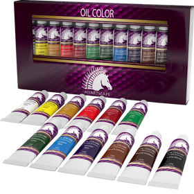 Oil paint set  artist quality art paints for painting on canvas  starter kit