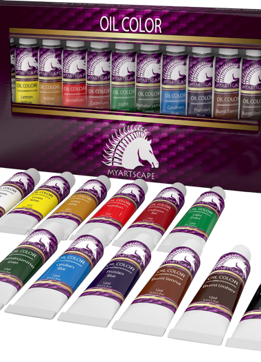 Oil paint set  artist quality art paints for painting on canvas  starter kit