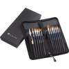Piece versatile paint brush set the perfect mix of quality and variety for hobbyists and aspiring artists
