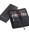 Piece versatile paint brush set the perfect mix of quality and variety for hobbyists and aspiring artists